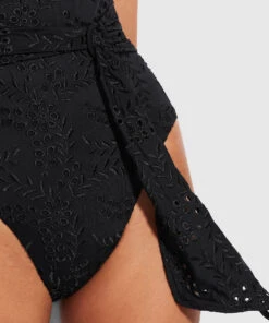 Seafolly Ladies Costa Bella One Piece with Belt Black -Seafolly Fashion Store 10961 922 Black 5
