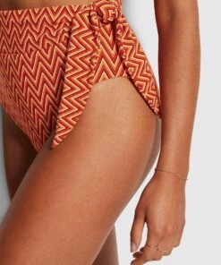 Seafolly Ladies Cleo Bandeau Maillot Chilli red -Seafolly Fashion Store 10981 874 Chilli2520Red 5