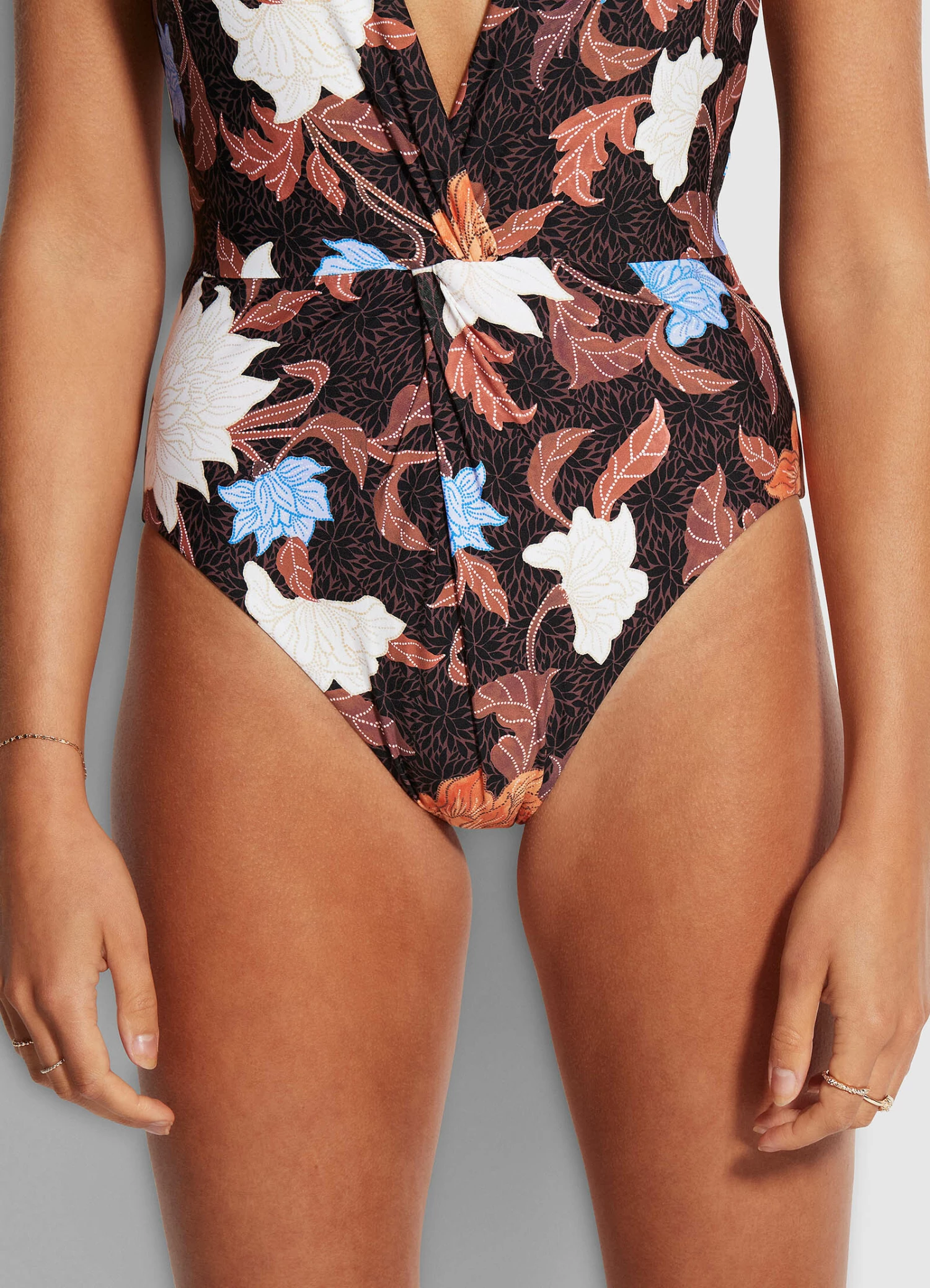 Seafolly Ladies Boheme Plunge Maillot Black 5 Seafolly Ladies Boheme Plunge Maillot Black - Image 5