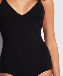 Seafolly Ladies Riviera Retro One piece Black -Seafolly Fashion Store 11042 929 Black 7