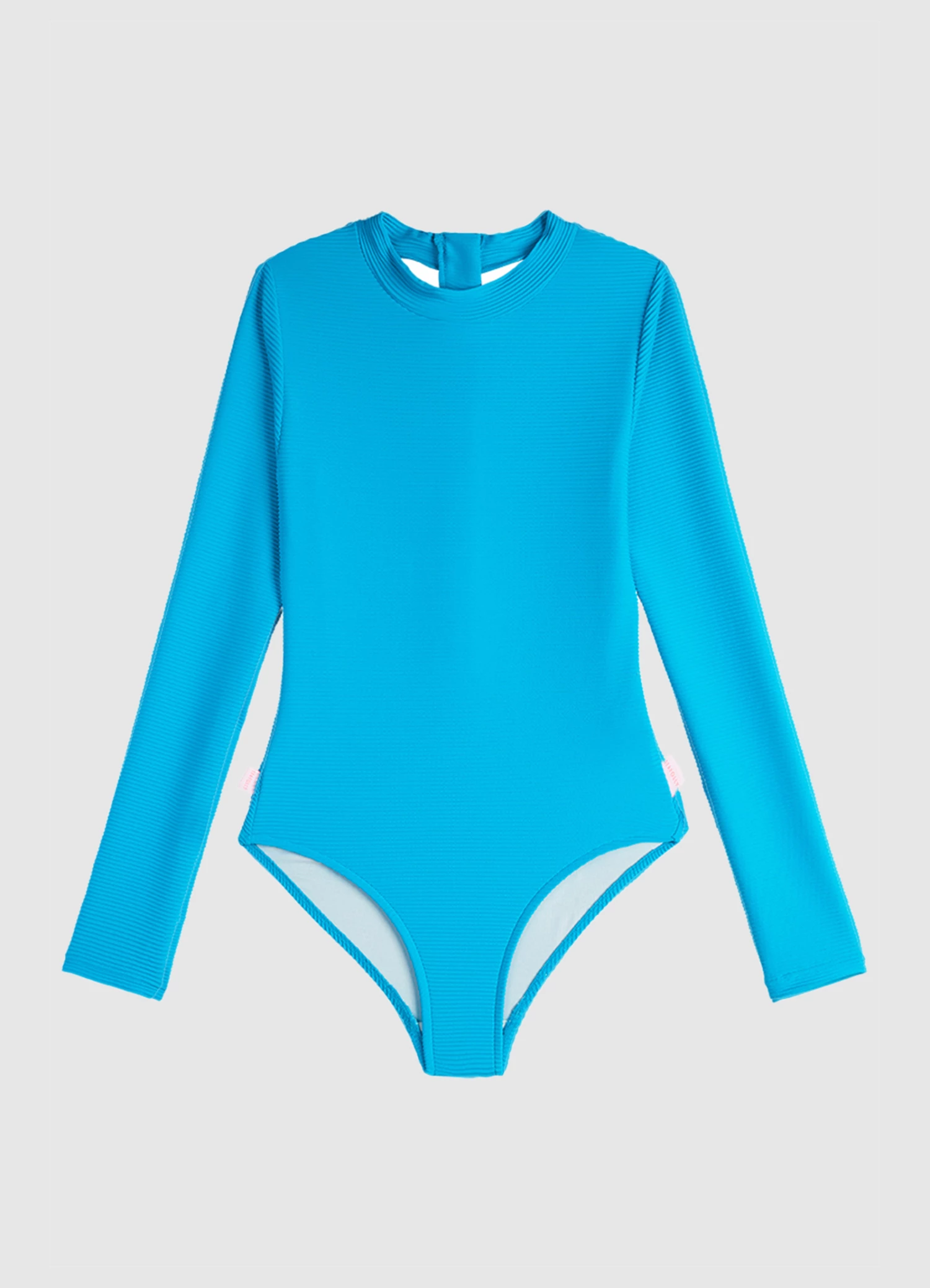 Seafolly Girls Summer Essentials Mini L/S Surf Tank Scuba blue 1 Seafolly Girls Summer Essentials Mini L/S Surf Tank Scuba blue