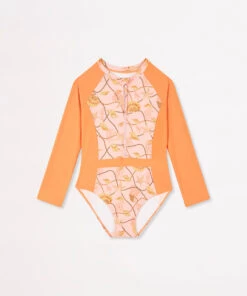 Seafolly Girls Sea Dive Girls Long Sleeve Paddlesuit