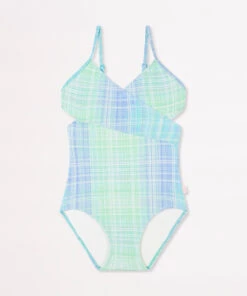 Seafolly Girls Portofino Girls Cutaway One Piece Check