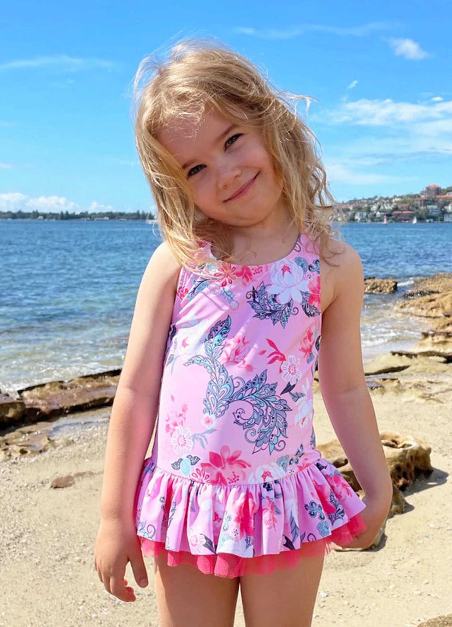 Seafolly Girls Tutu One Piece Floral 1 Seafolly Girls Tutu One Piece Floral