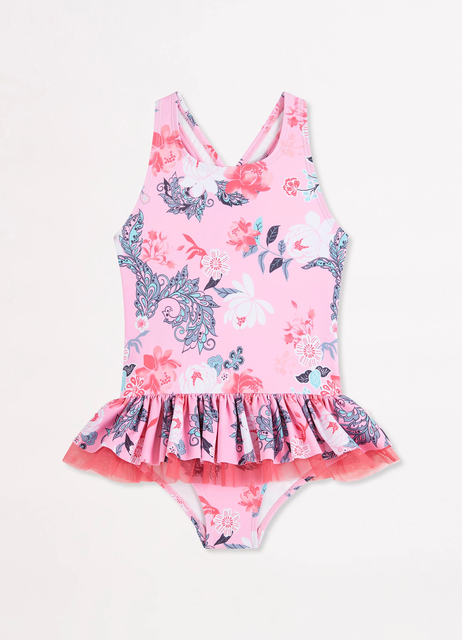 Seafolly Girls Tutu One Piece Floral 2 Seafolly Girls Tutu One Piece Floral - Image 2
