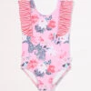Seafolly Girls Ruffle One Piece Floral