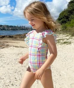 Seafolly Girls Portofino Girls Ruffle One Piece