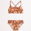 Seafolly Girls Retro Girls Reversible Bikini Set Paisley