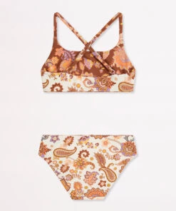 Seafolly Girls Retro Girls Reversible Bikini Set Paisley -Seafolly Fashion Store 27004 251 Paisley 3
