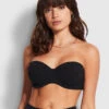 Seafolly Ladies Riviera Bustier Bra Black