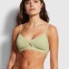 Seafolly Ladies Active Hybrid Bralette Pear