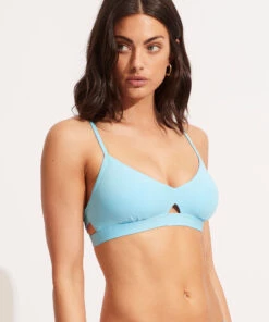 Seafolly Ladies Seafolly Collective Hybrid Bralette Sky blue -Seafolly Fashion Store 30580 942 SkyBlue 3