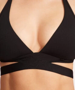 Seafolly Ladies Seafolly Collective Halter Bra Black -Seafolly Fashion Store 30645 942 Black 5