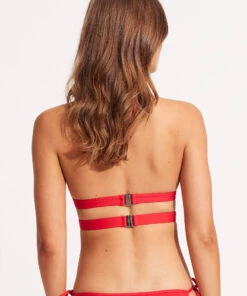 Seafolly Ladies Seafolly Collective Halter Bra Chilli red -Seafolly Fashion Store 30645 942 Chilli2520Red 4