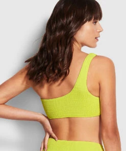 Seafolly Ladies Sea Dive One Shoulder Top Wild lime -Seafolly Fashion Store 31018 861 Wild2520Lime 3