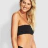 Seafolly Your Type Tube Bandeau Bikini Top Black