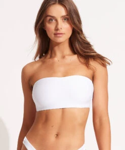 Seafolly Essentials Tube Top White -Seafolly Fashion Store 31034 640 White 3