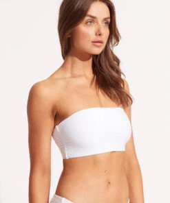 Seafolly Essentials Tube Top White -Seafolly Fashion Store 31034 640 White 4