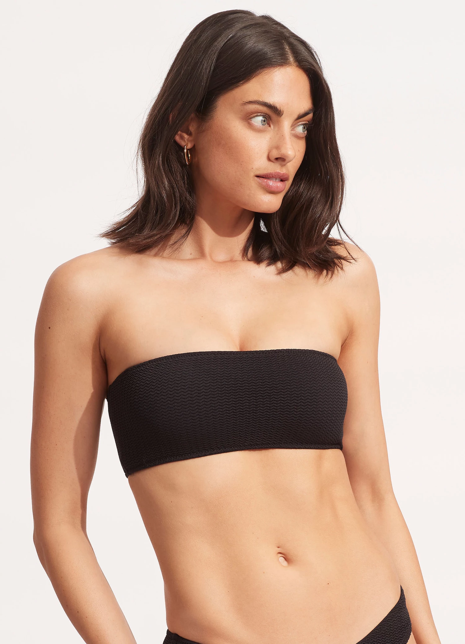 Seafolly Ladies Sea Dive Tube Top Black 2 Seafolly Ladies Sea Dive Tube Top Black - Image 2