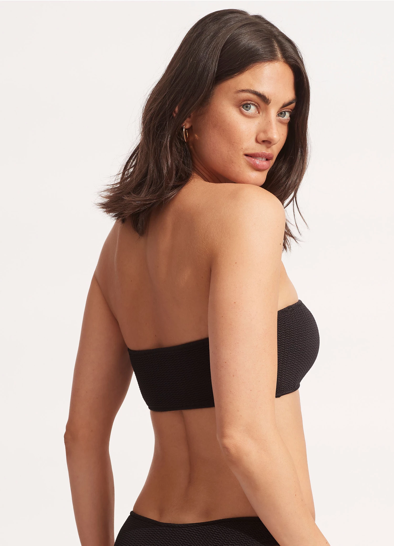 Seafolly Ladies Sea Dive Tube Top Black 4 Seafolly Ladies Sea Dive Tube Top Black - Image 4