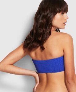 Seafolly Ladies Sea Dive Tube Top Cobalt -Seafolly Fashion Store 31034 861 Cobalt 4