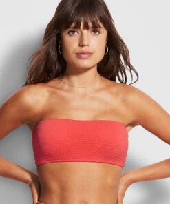 Seafolly Ladies Sea Dive Tube Top Fiestacoral