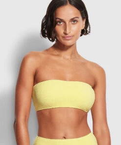 Seafolly Ladies Sea Dive Tube Top Lime light