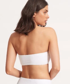 Seafolly Ladies Sea Dive Tube Top White -Seafolly Fashion Store 31034 861 White 4
