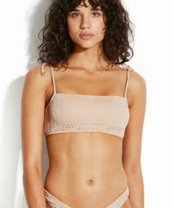Seafolly Ladies Daydreamer Crop Bikini Top Shell