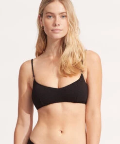 Seafolly Ladies Sea Dive Bralette Black