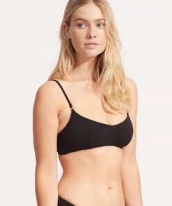 Seafolly Ladies Sea Dive Bralette Black -Seafolly Fashion Store 31173 861 Black 3