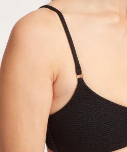 Seafolly Ladies Sea Dive Bralette Black -Seafolly Fashion Store 31173 861 Black 5