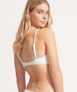 Seafolly Ladies Sea Dive Bralette White -Seafolly Fashion Store 31173 861 White 4