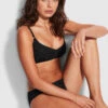 Seafolly Ladies Costa Bella Bralette Black