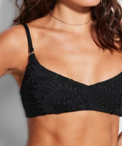 Seafolly Ladies Costa Bella Bralette Black 10 Seafolly Ladies Costa Bella Bralette Black -Seafolly Fashion Store 31173 922 Black 5