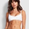 Seafolly Ladies Costa Bella Bralette White