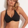 Seafolly Ladies Seafolly Collective Wrap Front F Cup Bra Black