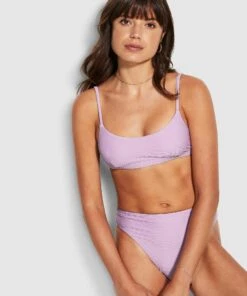 Seafolly Ladies Essentials Bralette Lilac