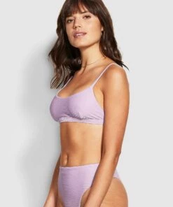 Seafolly Ladies Essentials Bralette Lilac -Seafolly Fashion Store 31232 640 Lilac 3