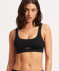 Seafolly Ladies Seafolly Collective Tank Bra Black