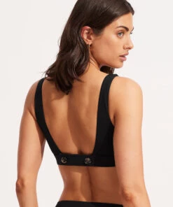 Seafolly Ladies Seafolly Collective Tank Bra Black 9 Seafolly Ladies Seafolly Collective Tank Bra Black -Seafolly Fashion Store 31254 942 Black 4
