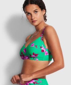 Seafolly Ladies Full Bloom DD Cup Bralette Jade -Seafolly Fashion Store 31259DD932 Jade 3