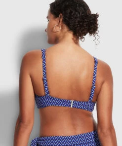 Seafolly Ladies Cleo DD Fixed Tri Bra Indigo -Seafolly Fashion Store 31306DD874 Indigo 4