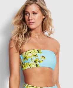 Seafolly Ladies Full Bloom Tube Top Sky -Seafolly Fashion Store 31319 932 Sky 3