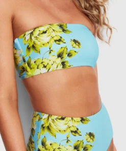 Seafolly Ladies Full Bloom Tube Top Sky -Seafolly Fashion Store 31319 932 Sky 7