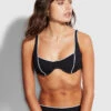 Seafolly Ladies Active U/wire Bra Black