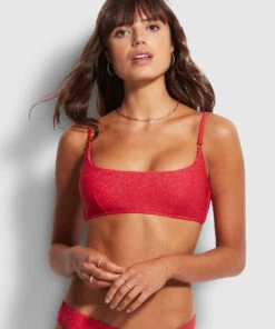 Seafolly Ladies Twilight Tank Bra Chilli red