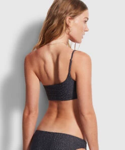 Seafolly Ladies Twilight One Shoulder Top Indigo -Seafolly Fashion Store 31353 915 Indigo 4