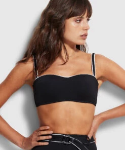 Seafolly Ladies Active Bandeau Bra Black