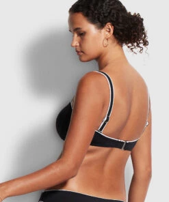 Seafolly Ladies Active DD Bandeau Bra Black -Seafolly Fashion Store 31363DD058 Black 4